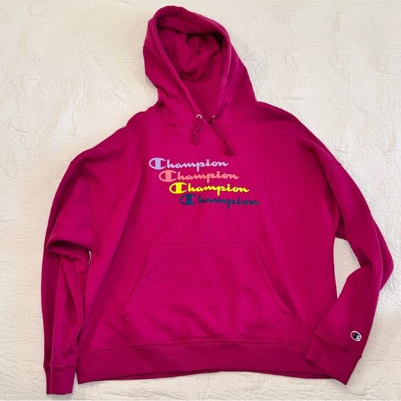 Champion Women's Fuchsia top, Hoodie and Sweatshirt Set - Picture 6 of 9